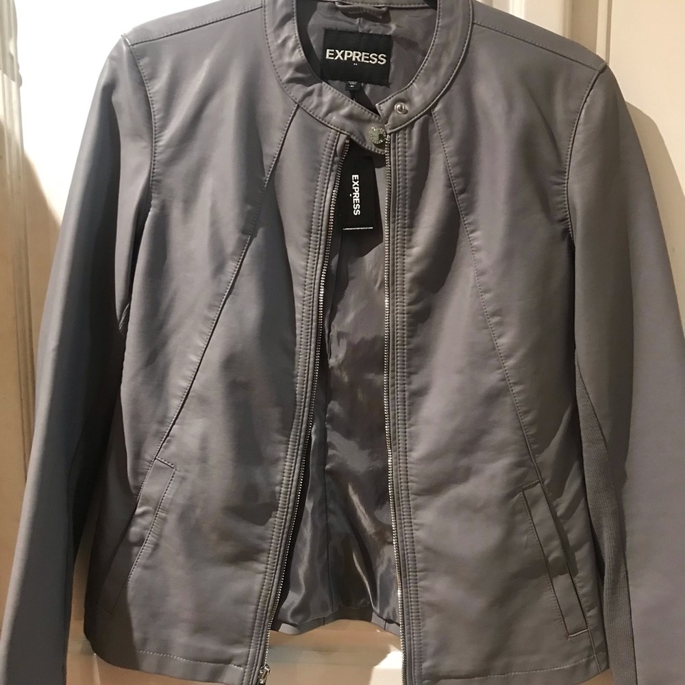 NWT Express Leather Jacket